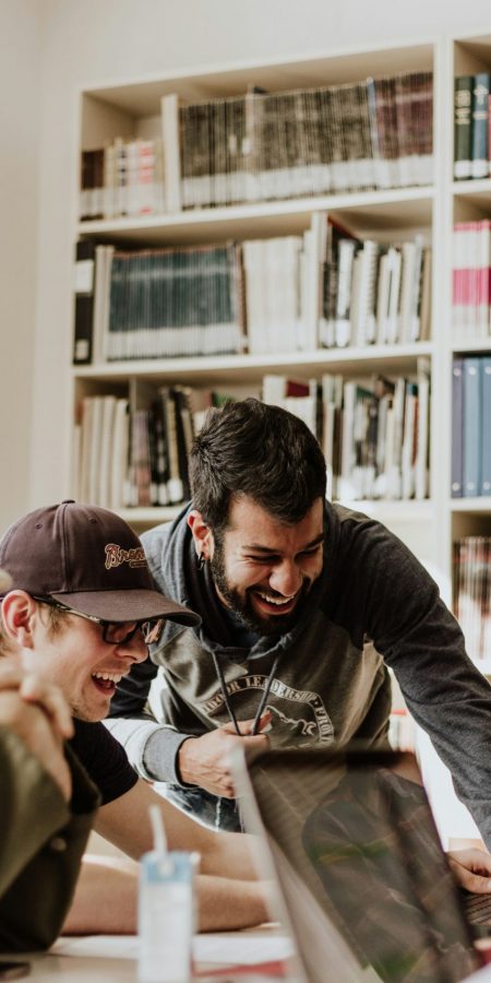 Infection & Inflammation Img Infection & Inflammation imag alt text: Young men woking on a laptop together